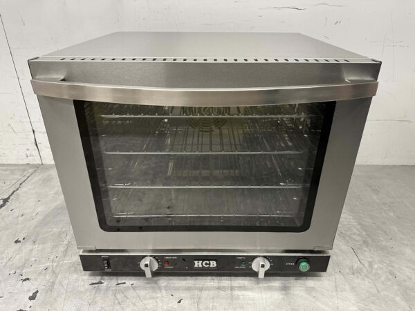 Four à convection à air chaud en acier inoxydable Four de cuisson avec gril et injection d'humidité / cuisson à la vapeur 66 litres 230V Horeca