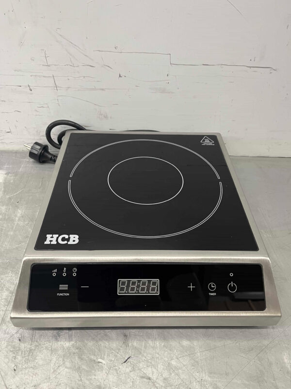 Plaque à induction en acier inoxydable 2,7 kW 230V Horeca