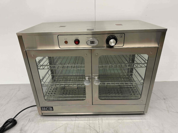 Vitrine chauffante en acier inoxydable Vitrine chauffante 66,5 cm 230V Horeca