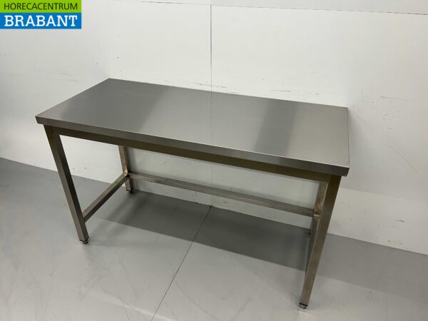 Table de travail en acier inoxydable Premium-line 140 x 60 x 85 cm Restauration – Image 3