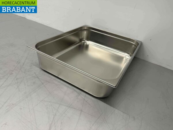 Bac Gastronorm en acier inoxydable Bac GN 2/1 Profondeur 150 mm Horeca – Image 3