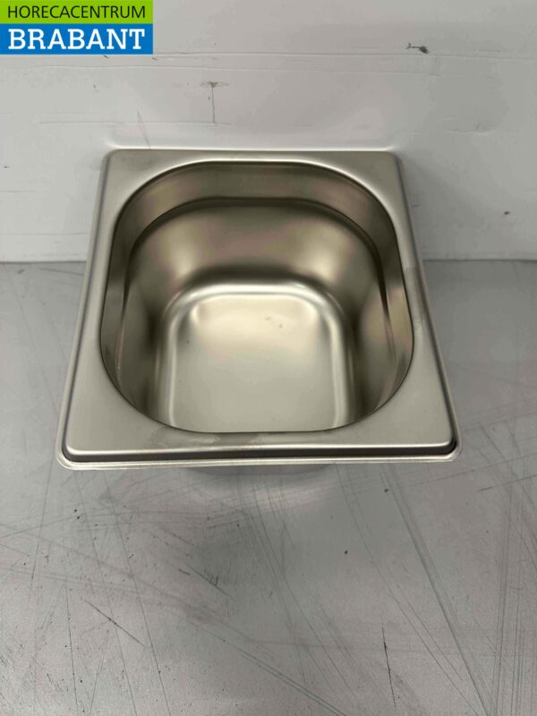 Bac Gastronorm en acier inoxydable Bac GN 1/6 Profondeur 100 mm Horeca – Image 2
