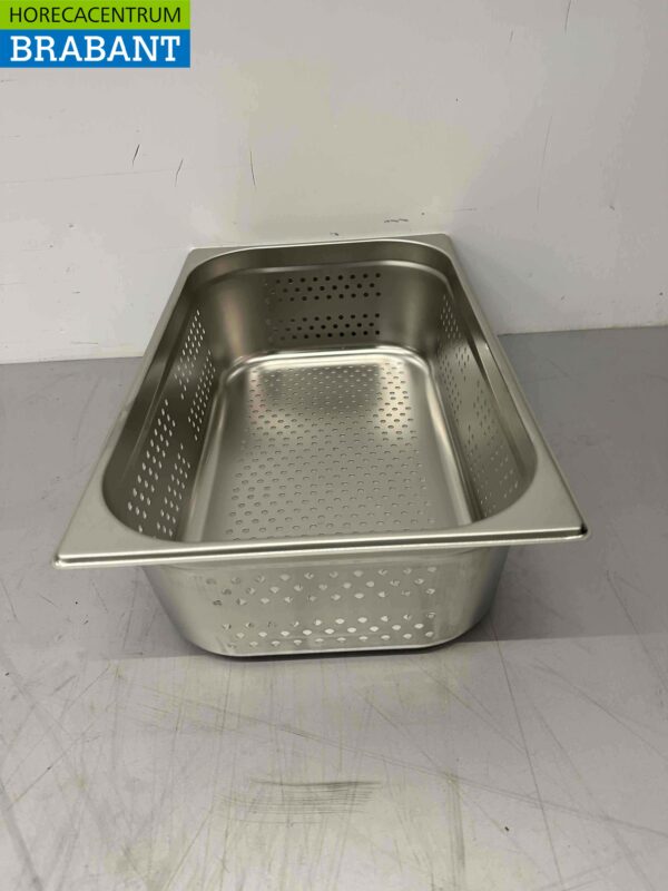 Bac gastronorme perforé en acier inoxydable GN Tray 1/1 Profondeur 150 mm Horeca
