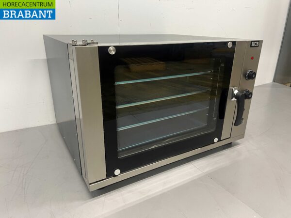 Acier inoxydable HCB Four à convection Four à air chaud 60/40 cm 400V Horeca – Image 2