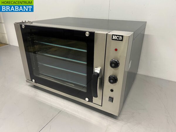 Acier inoxydable HCB Four à convection Four à air chaud 60/40 cm 400V Horeca – Image 3