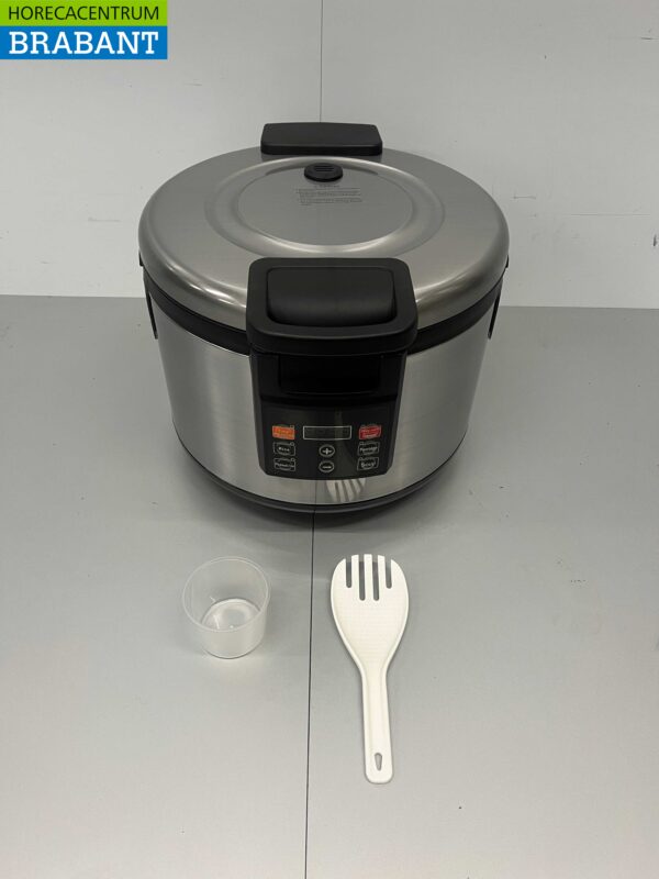Cuiseur de riz en acier inoxydable Réchauffeur de riz Affichage numérique 19 litres 230V Horeca