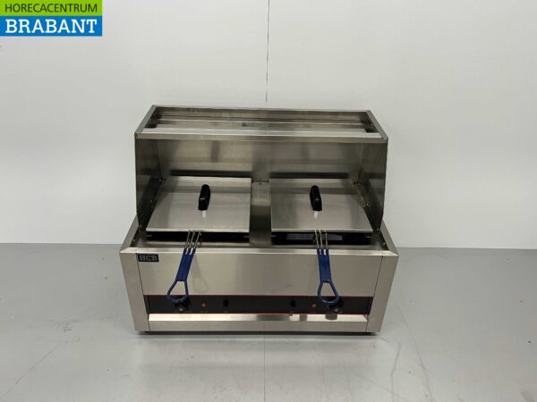 Friteuse double en acier inoxydable 2 x 13 litres 230V Horeca