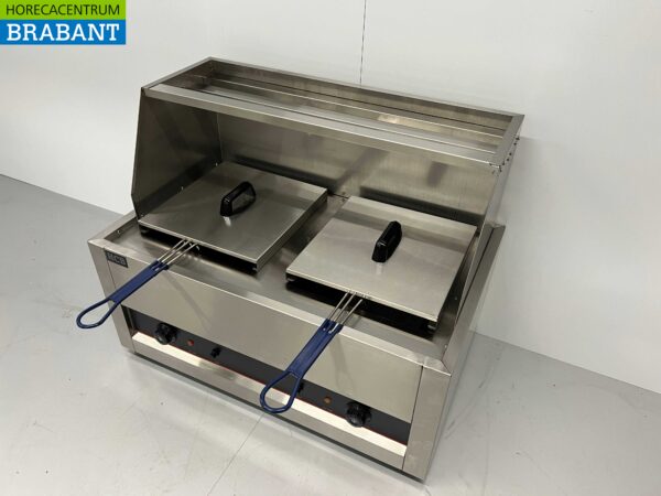 Friteuse double en acier inoxydable 2 x 13 litres 230V Horeca – Image 2