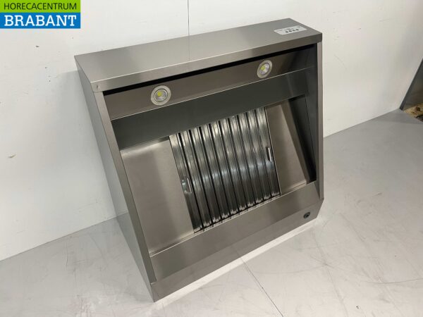 Hotte aspirante en acier inoxydable Premium-line Moteur 1500 kuub Modèle incliné 100 cm 230V Horeca – Image 2