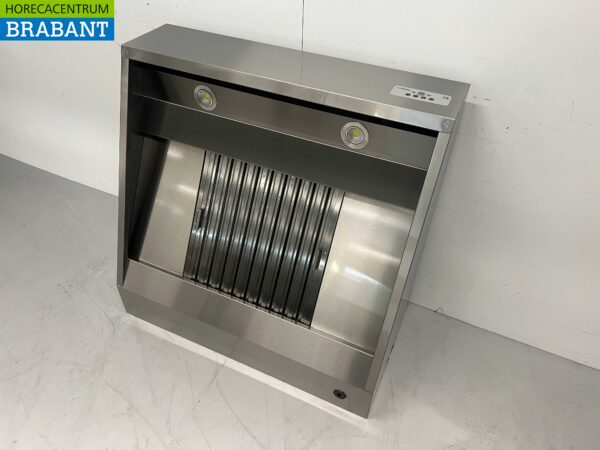 Hotte aspirante en acier inoxydable Premium-line Moteur 1500 kuub Modèle incliné 100 cm 230V Horeca – Image 3