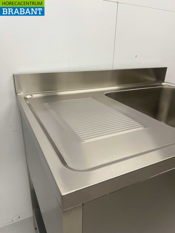 Evier en acier inoxydable Evier Modèle soudé Premium-line 100 cm Horeca – Image 6