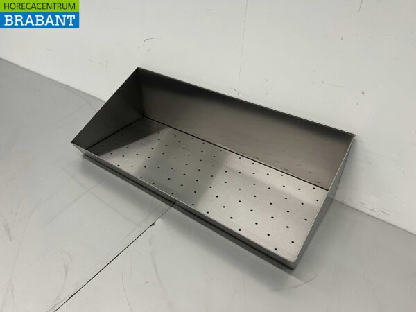 Plateau à frites en acier inoxydable Chips Premium-line 70 cm Cafétéria Restauration – Image 3