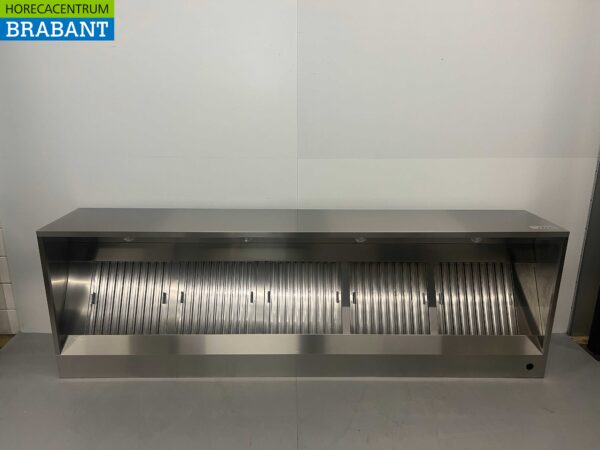 Hotte aspirante en acier inoxydable Premium-line Moteur 2500 kuub Box Box model 300 cm 230V Horeca