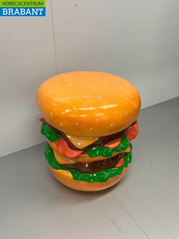 HCB Polyester Bun Hamburger Burger 68 cm Publicité sur les trottoirs Publicité dans le secteur de la restauration – Image 2