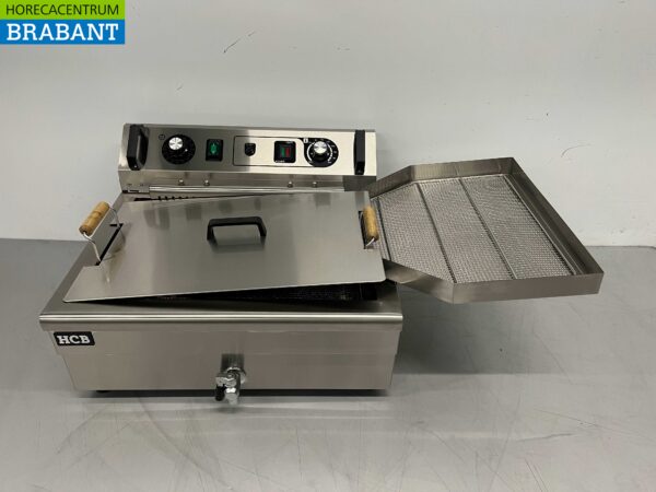 Acier inoxydable Friteuse de poisson Friteuse Oilball Friteuse 20 litres 400V Horeca