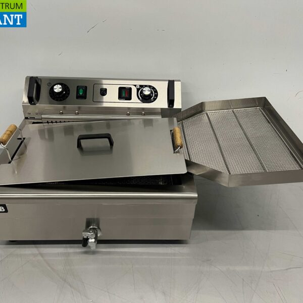 Acier inoxydable Friteuse de poisson Friteuse Oilball Friteuse 23 litres 400V Horeca