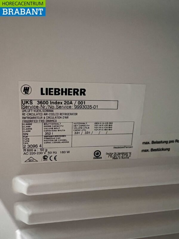 Liebherr Profi Line Réfrigérateur 352 litres 230V Horeca – Image 5
