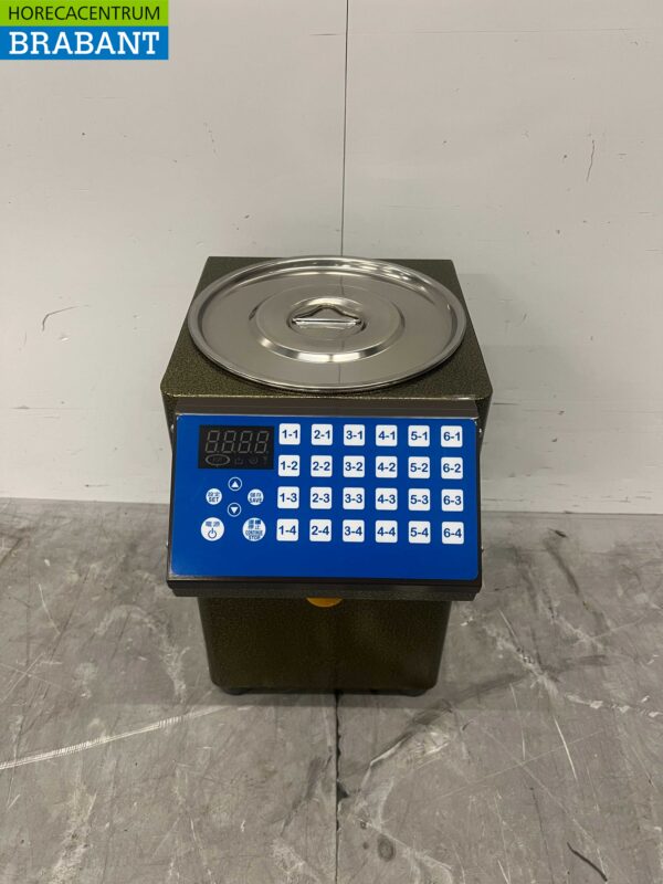 Machine à fructose Distributeur de fructose pour thé à bulles 24 touches 8,5 litres 230V Horeca