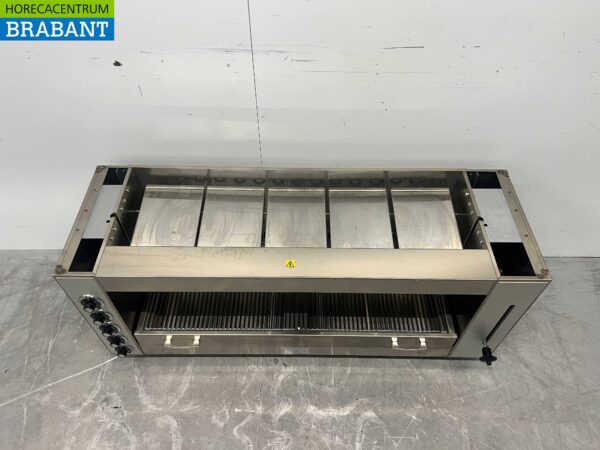Gril Naomi Pitagrill Salamander en acier inoxydable 129 cm 400V Horeca – Image 5