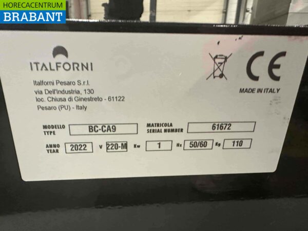 Hotte aspirante ItalForni en acier inoxydable Hotte pour four à pizza 147,5 x 153 cm Horeca – Image 4