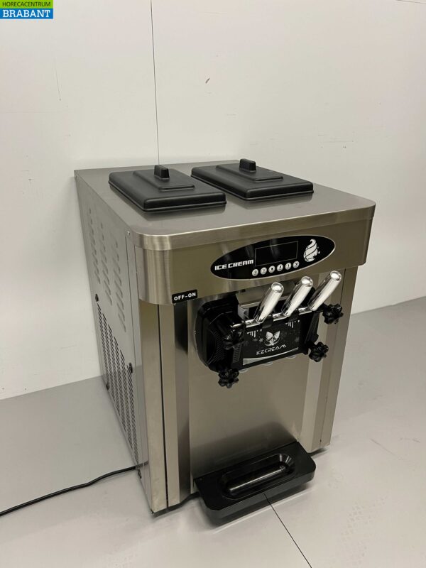 Machine à glace en acier inoxydable 2 parfums 230V Restauration – Image 2