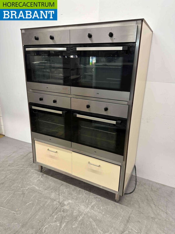 Armoire murale Trespa en acier inoxydable avec 4 fours à convection à air chaud Four à pâtisserie 230V Restauration – Image 3