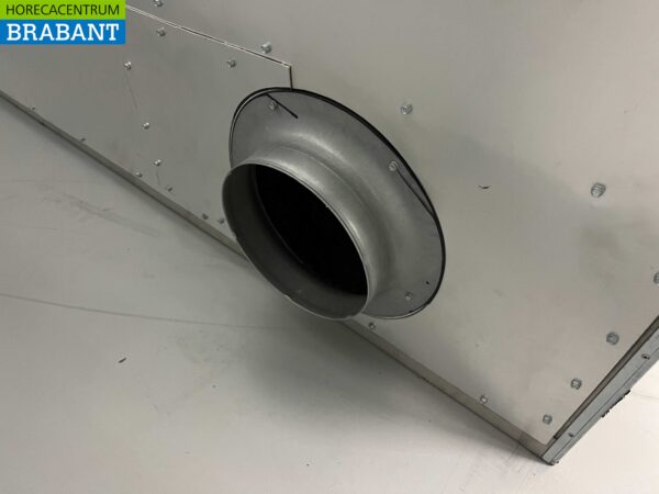 Hotte aspirante à induction Nu-air en acier inoxydable avec filtres à lamelles 280 x 200 cm Modèle de boîte Horeca – Image 9