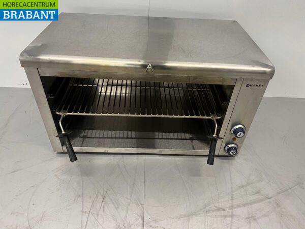 Grille-pain en acier inoxydable Hendi Salamander Quartzgrill 80 cm 230V Horeca