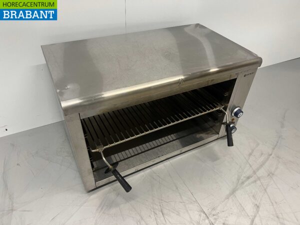 Grille-pain en acier inoxydable Hendi Salamander Quartzgrill 80 cm 230V Horeca – Image 2