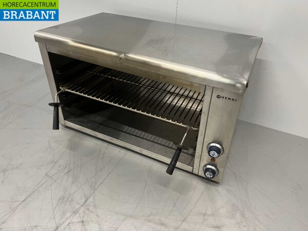 Grille-pain en acier inoxydable Hendi Salamander Quartzgrill 80 cm 230V Horeca – Image 3