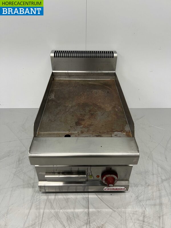 Gril de Berto en acier inoxydable Plaque de cuisson 40 cm 400V Horeca