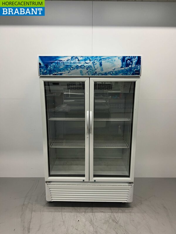 Maxxfrost Réfrigérateur à double porte en verre Réfrigérateur à boissons Porte en verre 600 litres 230V Horeca