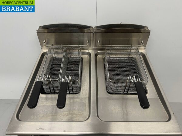 Friteuse double Giorik en acier inoxydable 2 x 13 litres 23 kW GAZ Restauration – Image 4