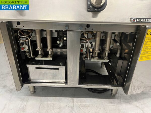 Friteuse double Giorik en acier inoxydable 2 x 13 litres 23 kW GAZ Restauration – Image 5