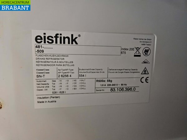 Liebherr Réfrigérateur Refroidissement 554 litres 230V Horeca – Image 5
