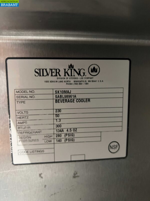 Distributeur de lait Silverking Refroidisseur de lait lait réfrigéré 230V Restauration – Image 5