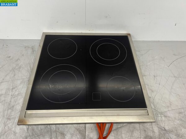 Mareno inox 4 brûleurs Drop-in Cuisinière céramique 60 cm 400V Horeca – Image 4