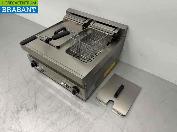 Friteuse double en acier inoxydable Friteuse 2 x 10 litres Premium-line 400V Horeca – Image 5