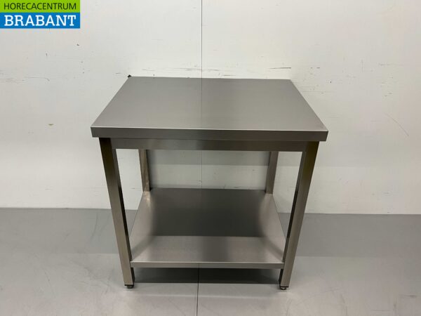 Table de travail en acier inoxydable Premium-line 80 x 60 x 85 cm Restauration
