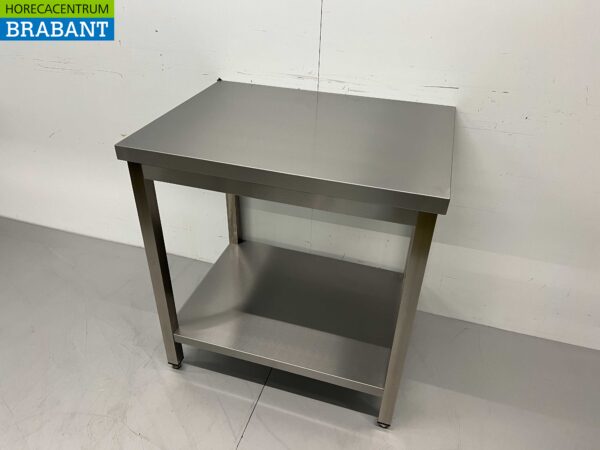 Table de travail en acier inoxydable Premium-line 80 x 60 x 85 cm Restauration – Image 3