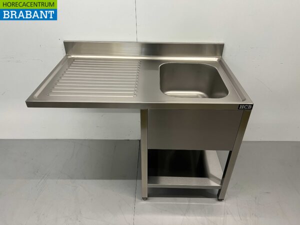 Évier en acier inoxydable Évier Premium-line Modèle soudé 120 cm Horeca