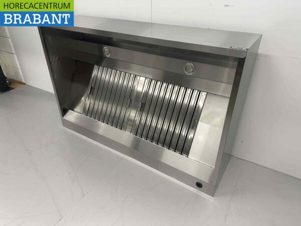 Hotte aspirante en acier inoxydable Hotte aspirante avec filtres à lamelles Premium-line 150 cm Modèle en boîte Modèle en boîte Horeca – Image 3