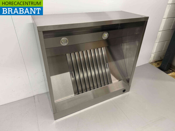 Hotte aspirante en acier inoxydable avec filtres à lamelles Premium-line 100 cm Modèle de boîte Horeca – Image 4