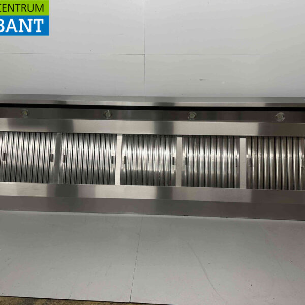 Hotte aspirante en acier inoxydable Premium-line Moteur 2500 kuub Modèle incliné 300 cm 230V Horeca