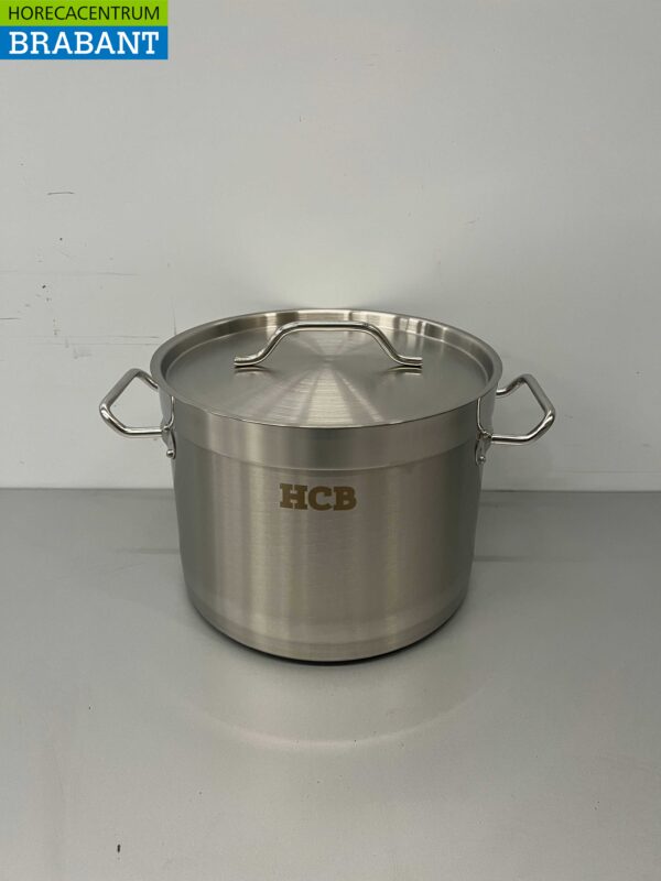 Acier inoxydable HCB Poêle à soupe Poêle de cuisson Induction 25 x 18 cm 9 litres Restauration