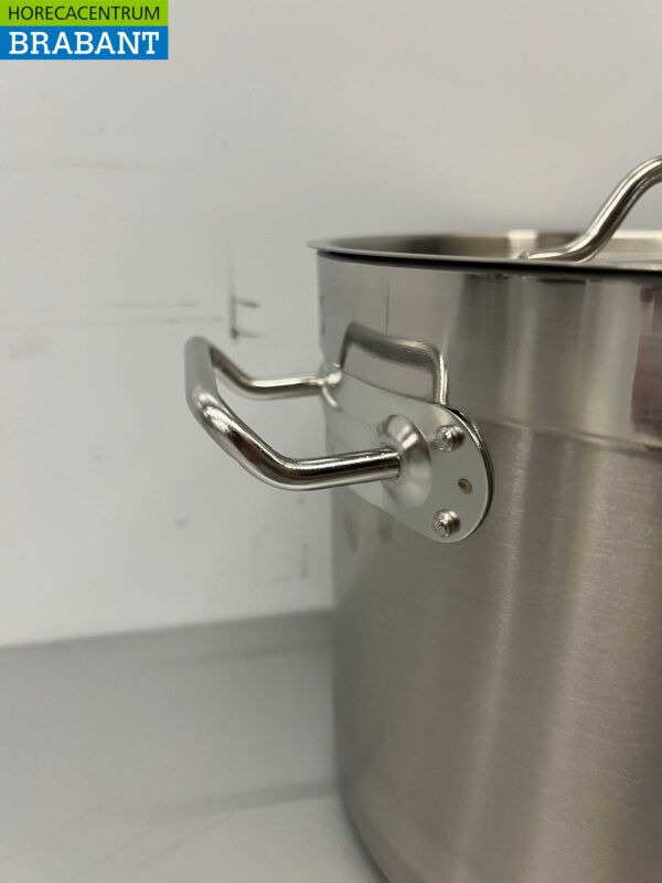 Acier inoxydable HCB Poêle à soupe Poêle de cuisson Induction 25 x 18 cm 9 litres Restauration – Image 4