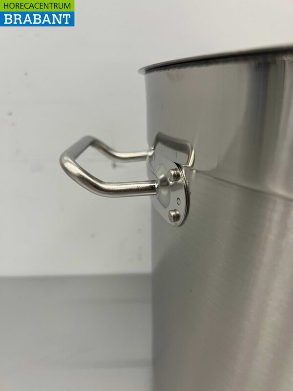 Acier inoxydable Poêle à soupe Poêle de cuisson Induction 35 x 22 cm 23 litres Restauration – Image 5