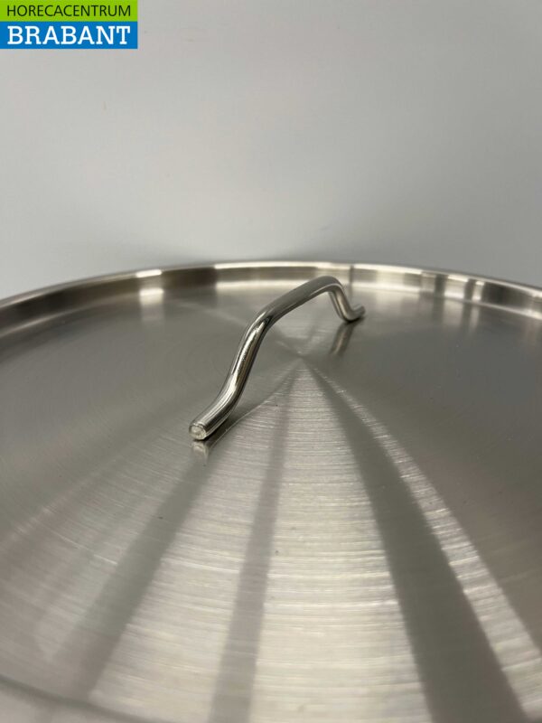 Acier inoxydable Poêle à soupe Poêle de cuisson Induction 35 x 22 cm 23 litres Restauration – Image 6