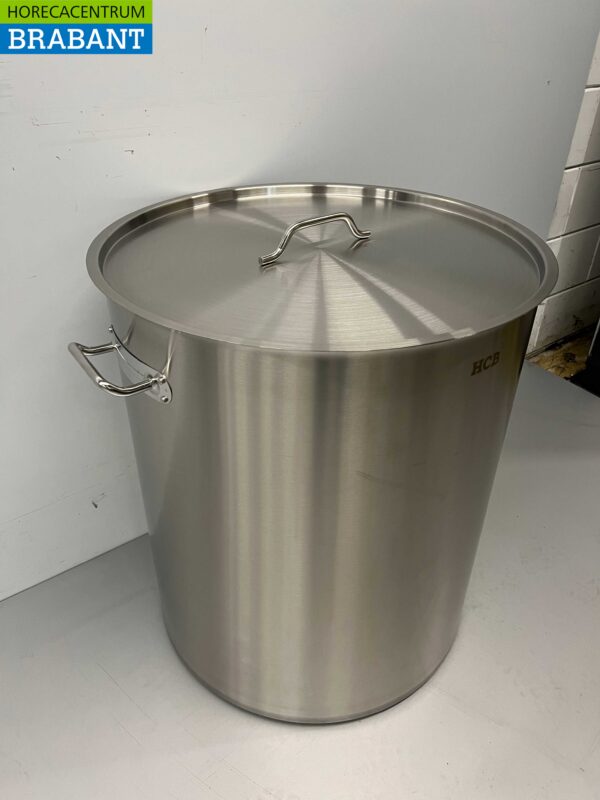 Acier inoxydable Soup Pan Cooking Pan Induction 60 x 70 cm 198 litres Catering – Image 2