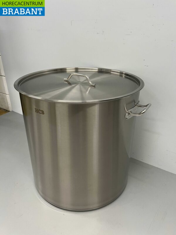 Acier inoxydable Soup Pan Cooking Pan Induction 60 x 60 cm 170 litres Catering – Image 3